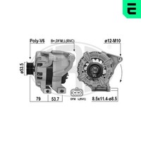 Lichtmaschine Generator Lima ERA 209657A 14V FüR Opel Insignia Sports Tourer Z18