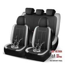 Car Seat Covers Waterproof Neoprene Car seat Full Set N816 Black Lightgray