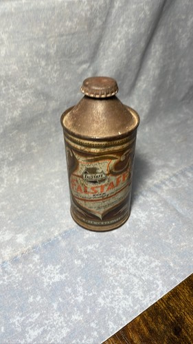 Falstaff Beer Cone Top Can 12oz With Cap Breweriana Collectible