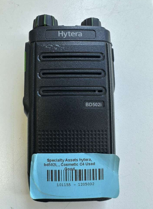 Hytera BD502i Compact Digital DMR and Analog Portable Radio /Untested