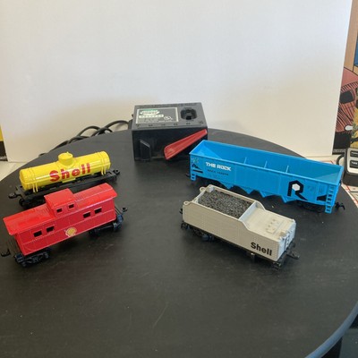 Vintage Fletcher Barnhardt HO Shell Train Set  Diecast  W Power Control Tested