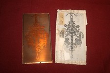 Alte Druckplatte Kupfer [16]