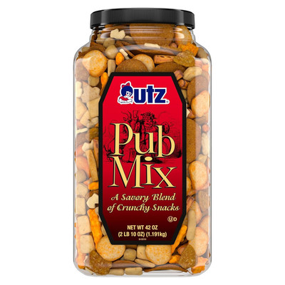 Pub Mix, 42 Oz. Barrel, Savory Snack Mix with a Blend of Crunchy Flavors for a T