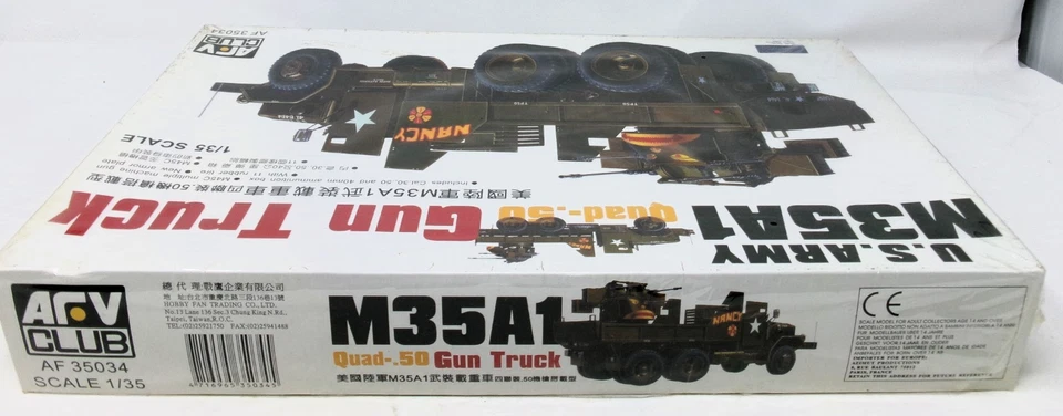 AFV Club AF35034 Ejército de los Estados Unidos M35A1 Quad .50 Gun Truck 1/35 Kit Modelo Guerra de Vietnam Foto 4 de 4