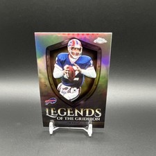 2023 Topps Chrome Jim Kelly Buffalo Bills Refractor #LOG-4 Football Card