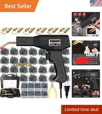 Plastic Welder Kit with Staples for Car Bumper Repair Portable DIY Tool