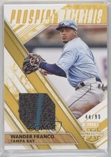 2019 Panini Elite Extra Edition Prospect Materials Gold 44/99 Wander Franco s3g