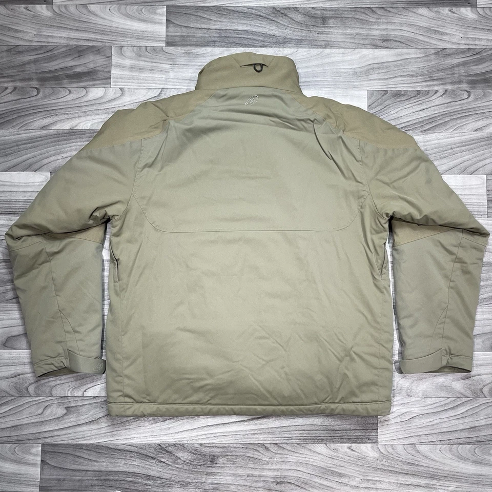 Cloudveil Softshell Jacket Mens XL Windstopper Primaloft Zip Up Coat Khaki Green - Image 2 of 4