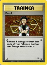 Brock 15/132 Rare Gym Heroes Pokemon Unlimited Holo Lightly Played on eBay
