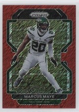 2021 Panini Prizm Red Shimmer Prizm 20/35 Marcus Maye #91 3hd