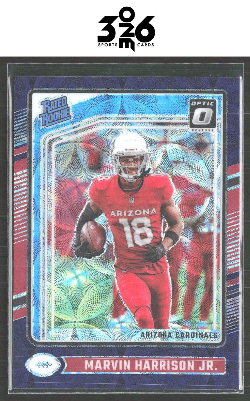 Marvin Harrison Jr. 2024 Donruss Optic Blue Scope #276 RC