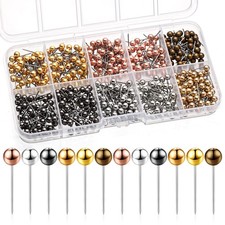 Outus 500 Pieces Map Rose Gold, Black Yellow Silver, Bronze