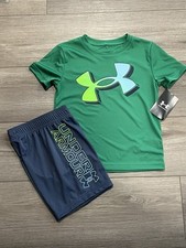 Under Armour Boys 2T Shirt Shorts Set, New