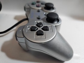 USED Sony PlayStation 2 Dual Shock PS2 Controller SCPH-10010 - Silver