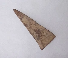 Brass Kettle Point Arrowhead New York  Seneca Iroquois Lake Ontario 1 3/4" Long 