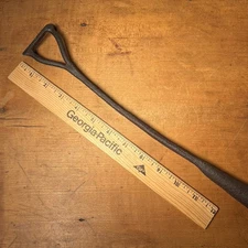 Early Primitive Hand Forged Branding Iron 13” L Rustic 1800s Cattle Ranch