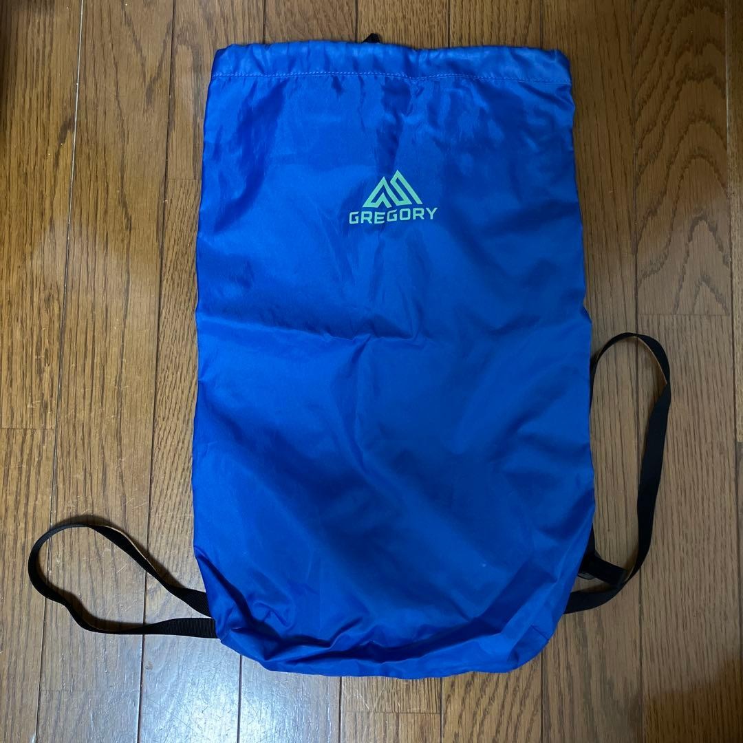 Gregory Blue Backpack Drawstring Adjustable Strap… - image 1