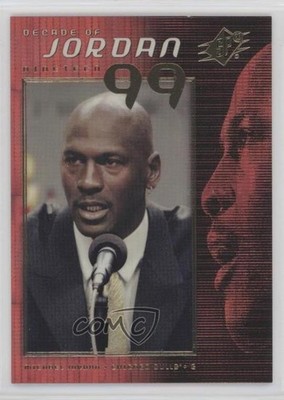 1999-00 SPx Decade of Jordan Michael Jordan #J10 HOF d4f