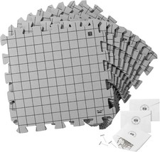 - Blocking Mats for Knitting Crochet Projects, 12" X 12", 9 Pack with 150 Pcs