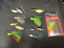 Evergreen D-Zone SR-Mini Spinnerbait Set of 6 Fishing Lures, Multi-Color