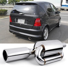 2.5" Edelstahl Auspuffblende Endrohr Auspuffrohre f&uuml;r Mercedes A-Klasse W168