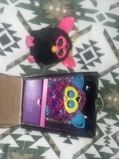 Hasbro 2012 Furby Boom Purple Waves And Black/Pink Furby 2 Pack- NOT TESTED