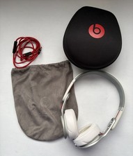 Beats By Dr. Dre Mixr David Guetta Edition White Wired DJ Headphones Mixer Case
