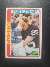 1978 Topps # 415 Fred Biletnikoff Football Card, Raiders