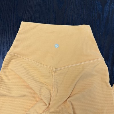Lululemon Align  High-Rise Ribbed Pant 25'' - Mango Dream (Size 2)