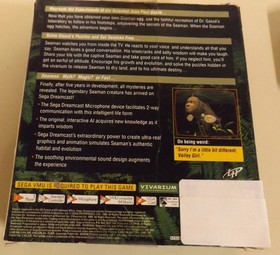 Caution Seaman - Sega Dreamcast CIB with Microphone & VMU FREE SHIPPING IN US