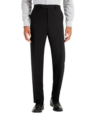 Nautica Mens Modern Fit Dress Pants 36 X  32  Black NA000277GAFF