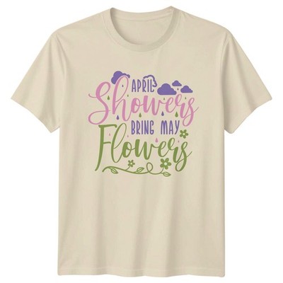Aprilschauer bringen Mai Blumen Damen T-Shirt Frühling Gartenarbeit
