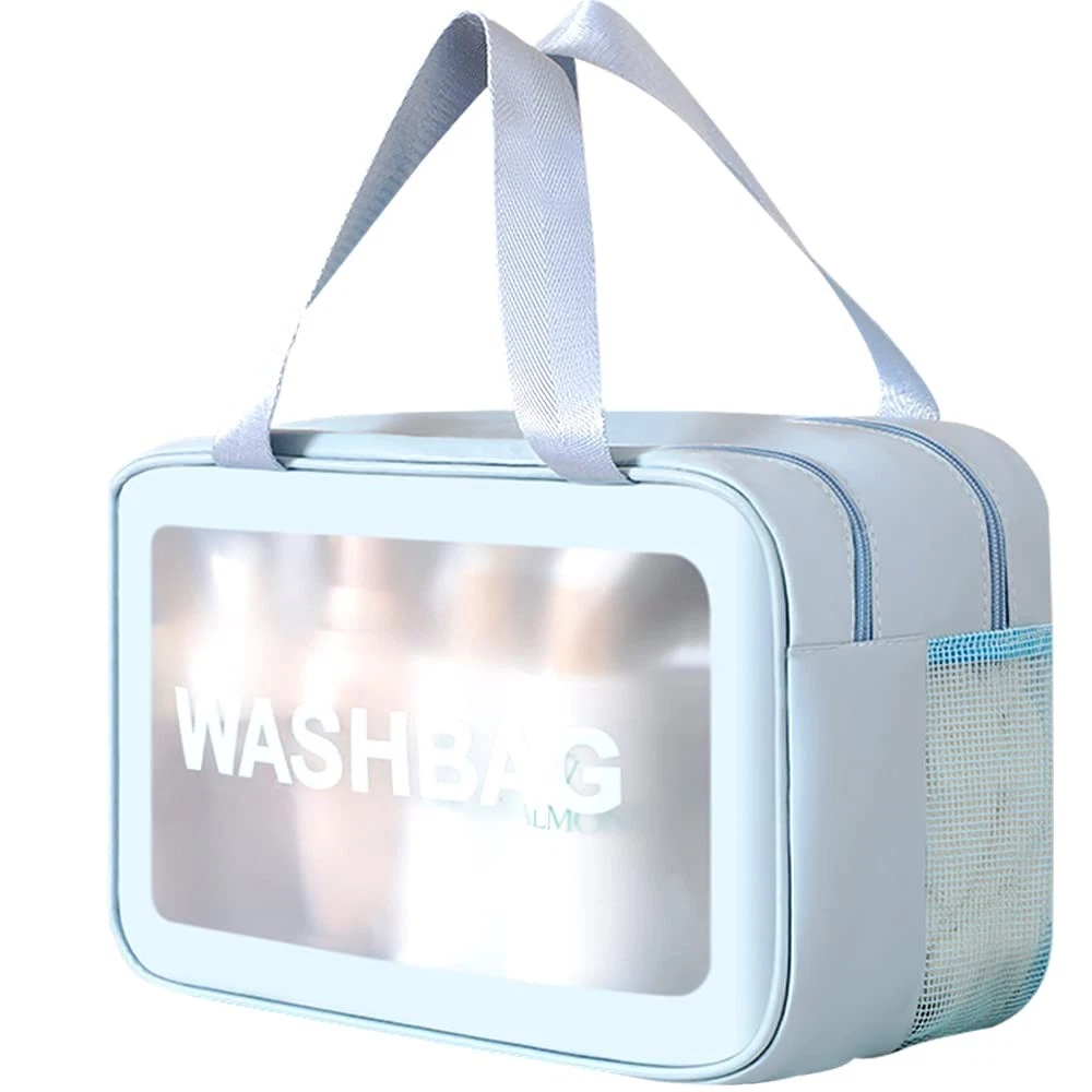 Travel Toiletry Bag, 2 in 1 Large Clear Makeup Bags,Cosmetics Bag,Transparent...