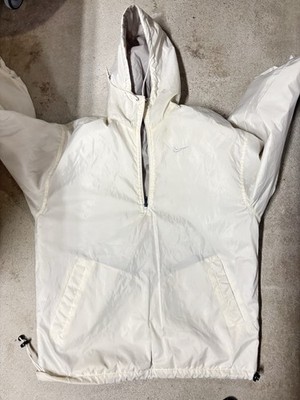 Nike Men's 2000s White Reversible  Windbreaker Jacket 