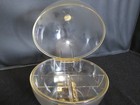SANKYO JEWELRY MUSIC BOX CLEAR GLOBE TRINKET WIND-UP 6" PLAYS MEMORY FROM CATS — photo 3