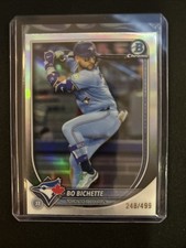 🔥Bo Bichette 2025 Bowman Chrome #56 Refractor 248/499 Blue Jays