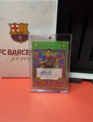 Alexis Sanchez 2025-26 Topps Forever Barcelona Blaugrana Vault Auto Green /99