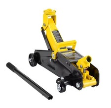 VEVOR Martinetto Idraulico in Acciaio a Pavimento Capacità Sollevamento 2 Tonnel