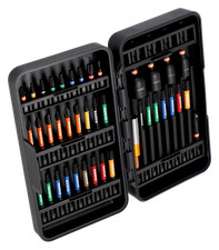 Bahco 1/4" Torsions-Schlagschrauber-Bitsatz, 40-tlg in stabiler Box