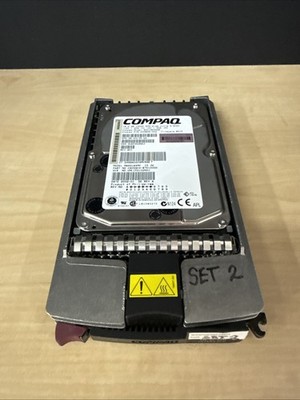 Compaq Bd0186459A 18.2Gb Scsi 80-Pin 10K-Rpm With Hot Plug Tray Tested Working