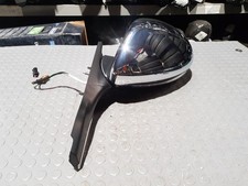 2014 Peugeot 2008 Wing Mirror Chrome Power Fold Passenger Side Left 