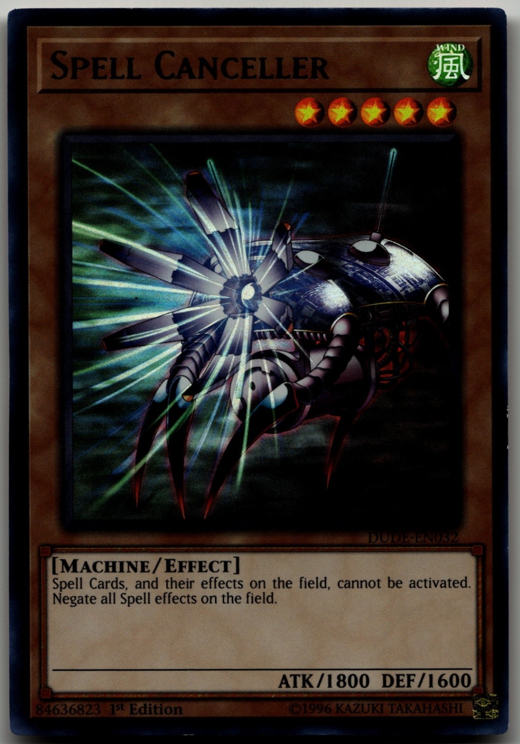 Spell Canceller Ultra Rare Duel Devastator DUDE-EN032 LP