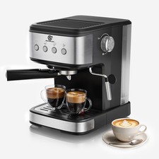 SUPERLEX Espressomaschine Kaffeemaschine Capp...