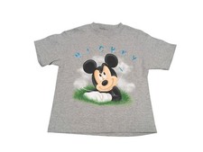 Vintage Disney Store Mickey Mouse T Shirt Toddler Kids XXS 3T/4T Tee Outside