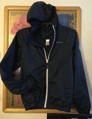 Quechua Decathlon Kids Hiking Rain Hooded Full Zip Jacket *S: AGE 12 *C Details