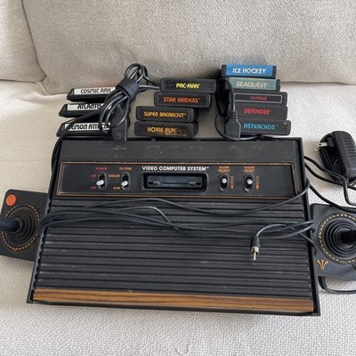 Atari 2600 Video Computer System, 12 Games, 2 Controllers, Power