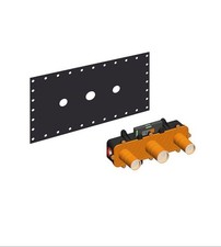 Gessi Concealed Part for Three Piece Basin Mixer 45089.        031 Chrome