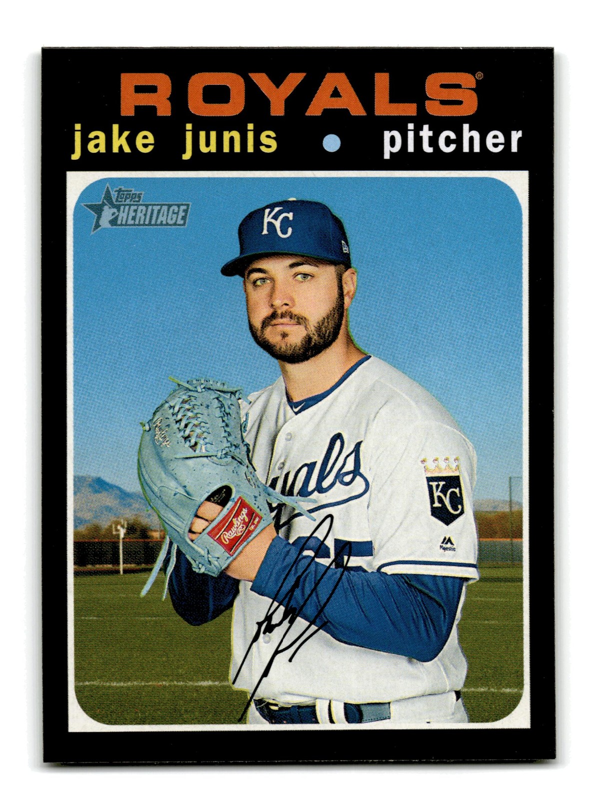 Jake Junis 2020 Topps Heritage #342 Kansas City Royals Mint