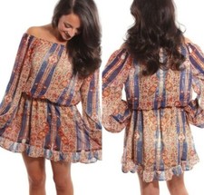 Show Me Your Mumu Leelee Ruffle Dress in She Loves You Print Size Small