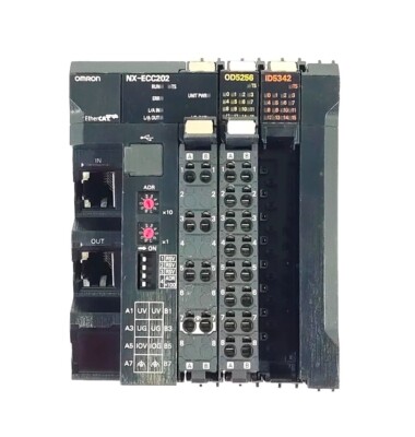 OMRON NX-ECC202 COMMUNICATION COUPLER WITH 2 MODULES